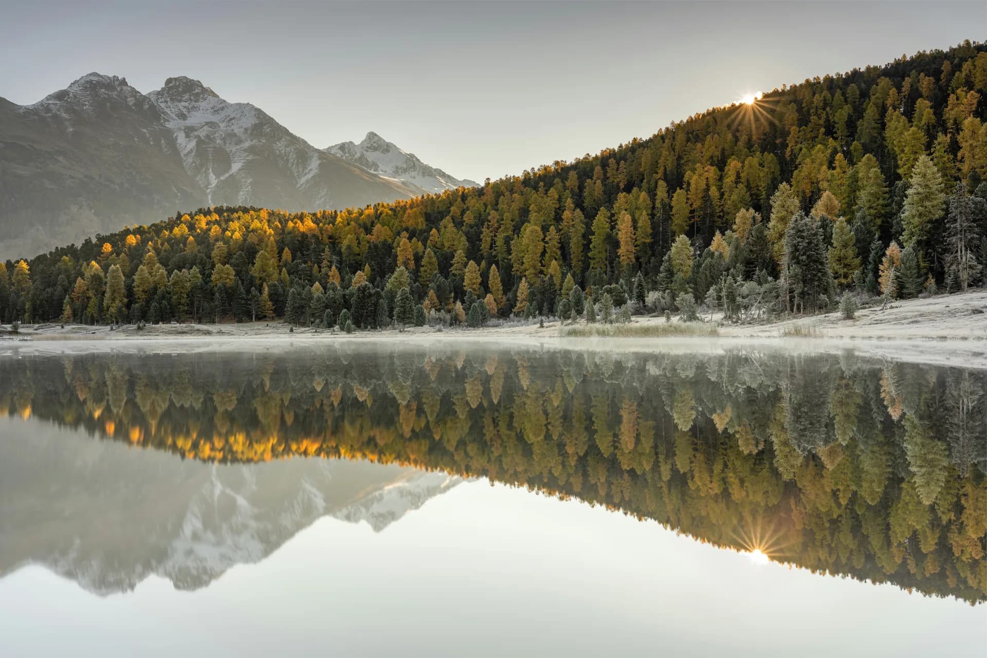 Engadiner Bergsee oder Tessiner Palmenufer