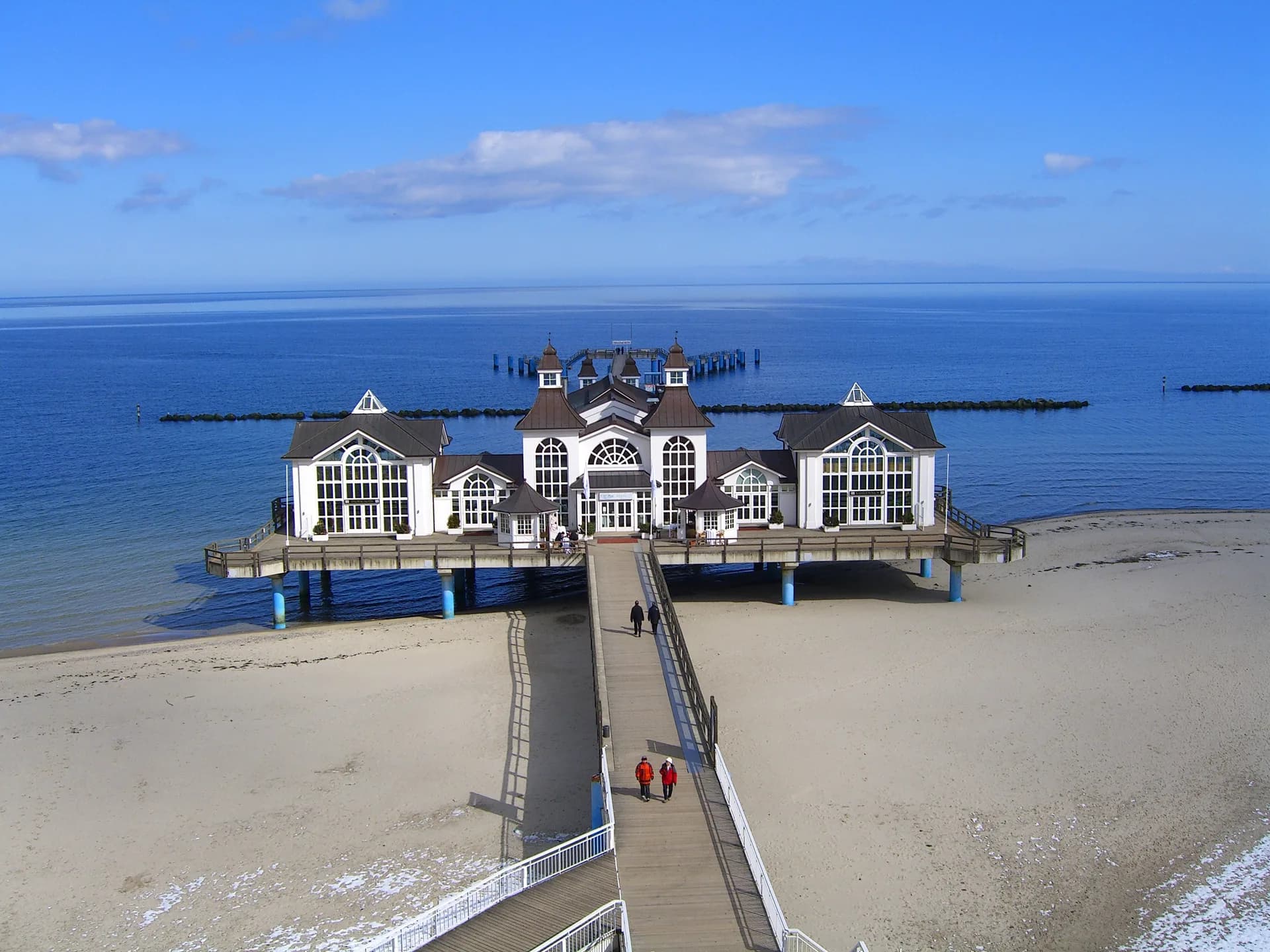 Kreidefelsen Rügen oder Ostsee-Strandkorb