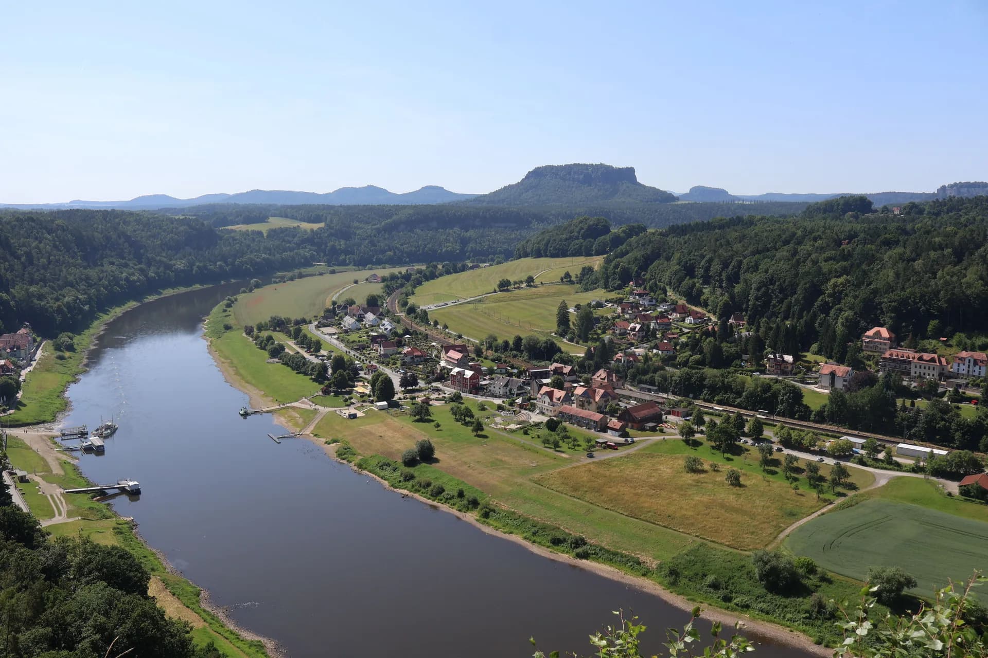 Dresdner Altstadt an der Elbe