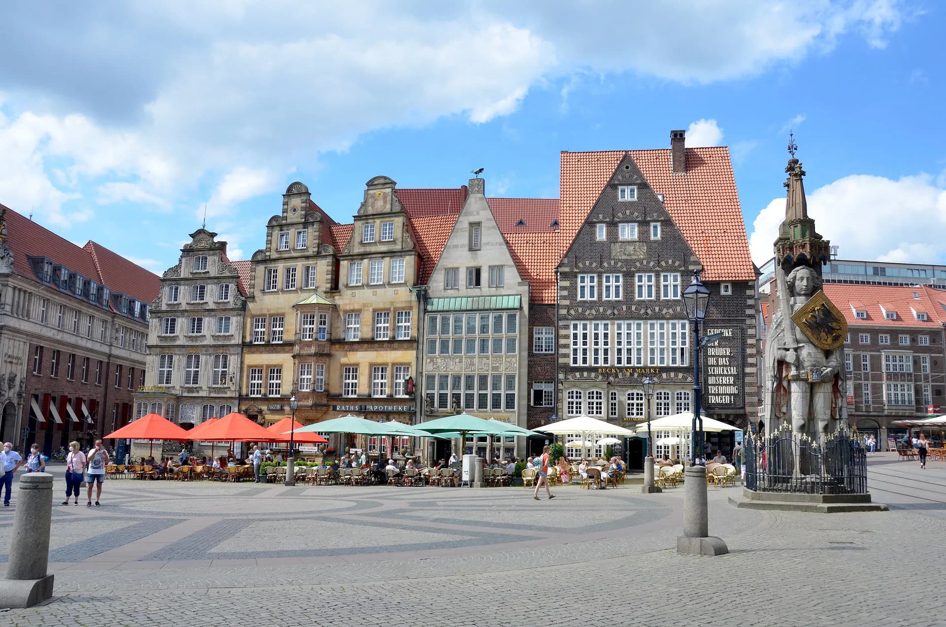 Bremer Marktplatz oder Weser-Marschland