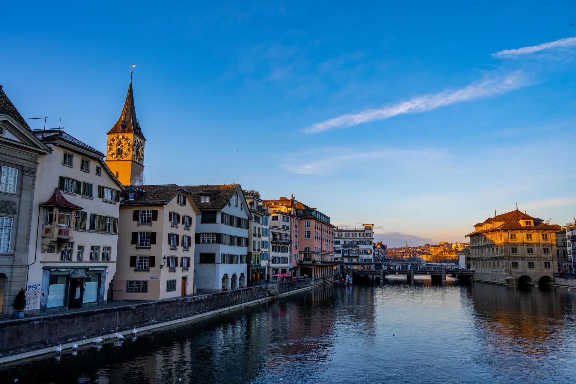 Zürichsee mit Altstadt